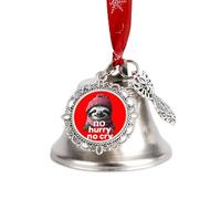 No Hurry No Cry Christmas Jingle Bells Xmas Tree Hanging Ornament