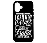 No I Can Not Make This Band Sound Better Funny Audio Tech Case for iPhone 16