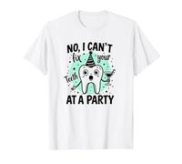 No, I Can't Fix Your designth at A Party T-Shirt, Men, White, 5XL
