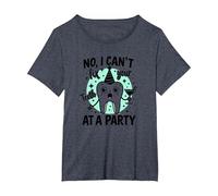 No, I Can't Fix Your designth at A Party T-Shirt, Women's Plus, Heather Blue, 5X