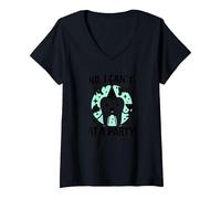 No, I Can't Fix Your designth at A Party V-Neck T-Shirt, Women, Black, L