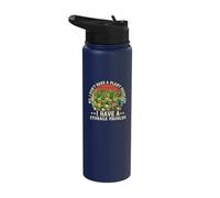 No I Don't Have A Plant Problem Funny Gardening Lover Stainless Steel Insulated Water Bottle