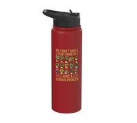 No I Don't Have A Plant Problem Funny Gardening Lover Stainless Steel Insulated Water Bottle