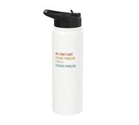 No I Don't Have A Plant Problem Funny Gardening Lover Stainless Steel Insulated Water Bottle