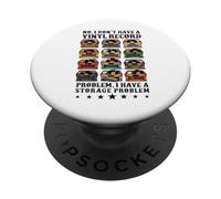 No I don't have a Vinyl Record Problem Player Collector Love PopSockets Adhesive PopGrip