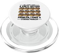 No I don't have a Vinyl Record Problem Player Collector Love PopSockets PopGrip for MagSafe