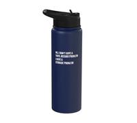 No I Don't Have a Vinyl Record Problem Player Collector Love Stainless Steel Insulated Water Bottle