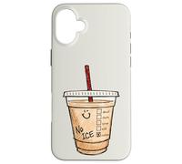 No ICE Coffee Lovers Quiet Protest | Social Justice Support Case for iPhone 16 Plus