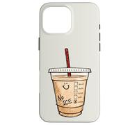 No ICE Coffee Lovers Quiet Protest | Social Justice Support Case for iPhone 16 Pro Max