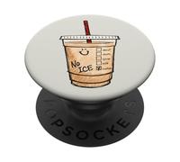 No ICE Coffee Lovers Quiet Protest | Social Justice Support PopSockets Adhesive PopGrip