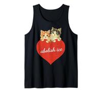 No ICE Cute Cat Abolish for Women Girl Resist Tank Top