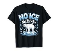 No Ice No Bears Polar Bear Arctic Conservation T-Shirt