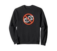 No Ice Protest Symbol Minimal Anti Ice Graphic Sweatshirt