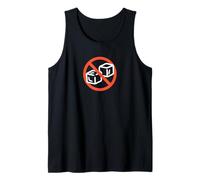 No Ice Protest Symbol Minimal Anti Ice Graphic Tank Top