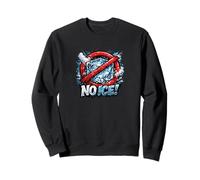 No ICE Symbol Anti Immigration Enforcement Sweatshirt