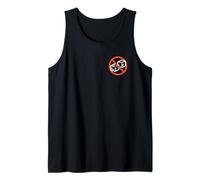 No Ice Symbol Minimal Protest Graphic Design Tank Top