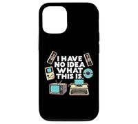 No Idea What Is This Typewriter Funny 70s 80s Men Women Kids Case for iPhone 12/12 Pro