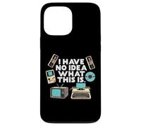 No Idea What Is This Typewriter Funny 70s 80s Men Women Kids Case for iPhone 13 Pro Max
