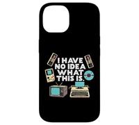No Idea What Is This Typewriter Funny 70s 80s Men Women Kids Case for iPhone 14