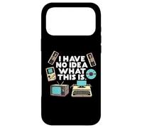 No Idea What Is This Typewriter Funny 70s 80s Men Women Kids Case for iPhone 17 Pro Max