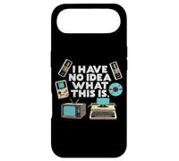 No Idea What Is This Typewriter Funny 70s 80s Men Women Kids Case for iPhone Air