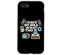 No Idea What Is This Typewriter Funny 70s 80s Men Women Kids Case for iPhone SE (2020) / 7/8