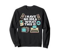 No Idea What Is This Typewriter Funny 70s 80s Men Women Kids Sweatshirt