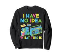 No Idea What This Boombox VHS 70s 80s 90s Men Women Kids Sweatshirt