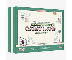 (No Incl. Weverse Pre-Order Item) 2022 SEVENTEEN IN CARAT LAND MEMORY BOOK [ DVD Ver. ] K-POP SEALED