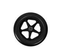 No-inflation Solid Tire With Metal Bearing, Pressure-resistant, Explosion-proof, Suitable For Manual Wheelchairs(Black)
