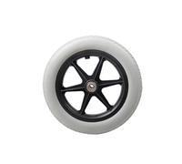 No-inflation Solid Tire With Metal Bearing, Pressure-resistant, Explosion-proof, Suitable For Manual Wheelchairs(Gray)