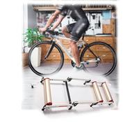 No-Installation Foldable Indoor Cycling Rollers | 5-Speed Adjustable Front Roller | Aluminum Alloy Bike Training Platform