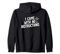 No Instructions New Parent Essential Caregiver Parenting Zip Hoodie