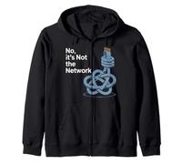 No It's Not The Network Programmer Tech Joke |- Zip Hoodie