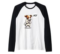 No Jack Russell terrier Jack Russell lover Jackie dog Raglan Baseball Tee