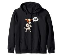 No Jack Russell terrier Jack Russell lover Jackie dog Zip Hoodie