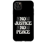 No Justice No Peace Social Justice Equal Rights Case for iPhone 11 Pro Max