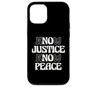 No Justice No Peace Social Justice Equal Rights Case for iPhone 12/12 Pro