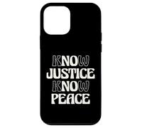 No Justice No Peace Social Justice Equal Rights Case for iPhone 12 mini