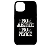 No Justice No Peace Social Justice Equal Rights Case for iPhone 13