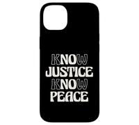 No Justice No Peace Social Justice Equal Rights Case for iPhone 14 Plus