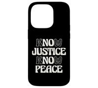 No Justice No Peace Social Justice Equal Rights Case for iPhone 14 Pro