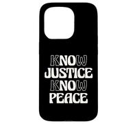 No Justice No Peace Social Justice Equal Rights Case for iPhone 15 Pro