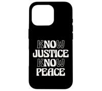 No Justice No Peace Social Justice Equal Rights Case for iPhone 16 Pro