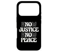 No Justice No Peace Social Justice Equal Rights Case for iPhone 17 Pro