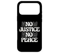 No Justice No Peace Social Justice Equal Rights Case for iPhone 17 Pro Max
