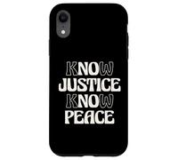 No Justice No Peace Social Justice Equal Rights Case for iPhone XR