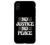 No Justice No Peace Social Justice Equal Rights Case for iPhone XS Max