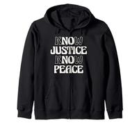No Justice No Peace Social Justice Equal Rights Zip Hoodie