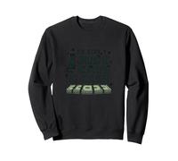 No Kids, Just Cats & Cash - Feline Lover's Motto Sweatshirt, Adult Unisex, Black, XL